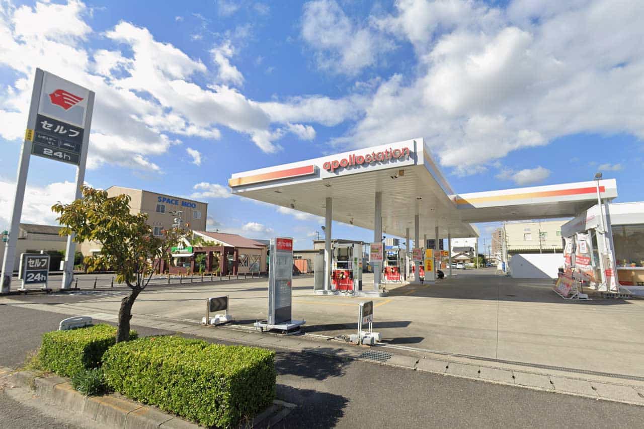 apollostation セルフレインボー通りSSの店舗外観
